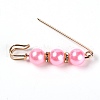 Alloy Crystal Rhinestone Safety Brooches JEWB-WH0016-42-2