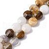 Natural Blue Chalcedony Beads Strands G-C179-A47-03-2