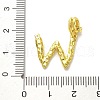 Rack Plating Brass Micro Pave Cubic Zirconia European Dangle Charms KK-L210-015G-W-3