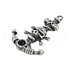 304 Stainless Steel Pendants STAS-F310-06AS-2