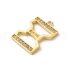 Rack Plating Brass Micro Pave Cubic Zirconia Pendant KK-H449-76G-15-2