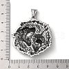 Ion Plating(IP) Viking 304 Stainless Steel Pendants STAS-D014-05AG-3