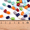 Opaque Colours Glass Seed Beads SEED-N007-P6x9mm-B01-4