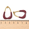 304 Stainless Steel Enamel Stud Earrings EJEW-S276-01G-4