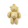 Brass Micro Pave Cubic Zirconia Pendants KK-C009-01G-02-2