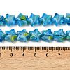 Handmade Millefiori Glass Beads Strands LAMP-H067-01G-4