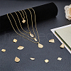 HOBBIESAY 32Pcs 8 Style Brass Pendants KK-HY0001-31-5