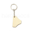 Natural Wood Briefs with Word Keychains WOOD-B006-01-2