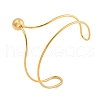 Ion Plating(IP) 304 Stainless Steel Cuff Bangles BJEW-P331-14G-1