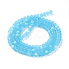 Transparent Glass Beads Strands EGLA-A034-T4mm-MB08-3