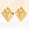 304 Stainless Steel Rhombus Stud Earrings EJEW-P312-02G-1