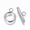 304 Stainless Steel Toggle Clasps STAS-I120-11B-P-1