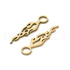 201 Stainless Steel Pendants STAS-I332-06G-2