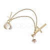 Alloy Cross Stud Earrings EJEW-JE06242-02-4