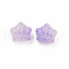 Two Tone Transparent Spray Painted Glass Beads GLAA-Q092-02-C01-2