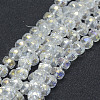 Electroplate Glass Beads Strands EGLA-J141-A-AB01-2