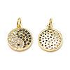 Feng Shui DIY Brass Micro Pave Cubic Zirconia Charms DIY-S030-61G-1