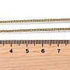 1.5MM 304 Stainless Steel Wheat Chain Necklaces for Men STAS-V011-03B-G-5