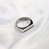 Rectangle Stainless Steel Finger Rings for Men FS-WGDBD74-07-1
