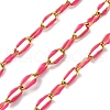 304 Stainless Steel Enamel Cable Chains CHS-R020-02G-07-1