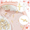 HOBBIESAY 100Pcs 2 Colors Tibetan Style Alloy Pendants FIND-HY0003-72-5