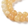 Dyed Natural Malaysia Jade Beads Strands G-G021-02B-11-3