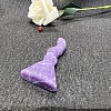 Natural Lepidolite Carved Broom Figurines PW-WG41977-07-1