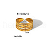 Stainless Steel Cuff Rings Fashion Jewelry for Women LV3247-7-1