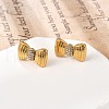 304 Stainless Steel Micro Pave Clear Cubic Zirconia Stud Earrings EJEW-I318-01G-02-2