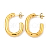 Ion Plating(IP) 304 Stainless Steel Stud Earrings for Women EJEW-A111-04G-1