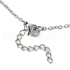 304 Stainless Steel Cable Chains Macrame Pouch Empty Stone Holder for Pendant Necklaces Making NJEW-TA00086-01-4