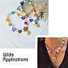 Heart Handmade Millefiori Glass Beads LK-CJ0001-08-7