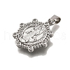 304 Stainless Steel Pendants STAS-B086-09E-P-2