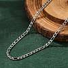Non-Tarnish 304 Stainless Steel Figaro Chain Necklaces STAS-K168-02P-1