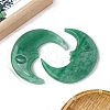 Natural Green Aventurine Moon Display Decorations PW-WG1569E-01-2