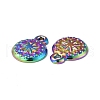 Ion Plating(IP) 304 Stainless Steel Charms STAS-C066-33M-3