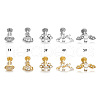 G23 Titanium Micro Pave Clear Cubic Zirconia Labrets WG4B733-07-2