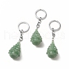 Natural & Synthetic Gemstone Keychain G-G997-D-2
