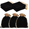 Beebeecraft Velvet Jewelry Pouches Bags TP-BBC0001-09C-03-1