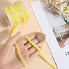 Gorgecraft Two Tone Polyester Wavy Fringe Trim Ribbon OCOR-GF0003-97E-3