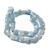 Natural Aquamarine Beads Strands G-C109-A16-02-3