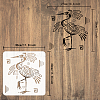 PET Hollow Out Drawing Painting Stencils DIY-WH0391-0021-2