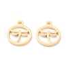 304 Stainless Steel Charms STAS-I151-45G-2
