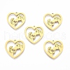 Ion Plating(IP) 201 Stainless Steel Pendants STAS-N098-118LG-2