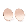 Ion Plating(IP) 304 Stainless Steel Stud Earring Findings STAS-Q231-10RG-1