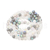 Electroplate Glass Beads Strands X1-EGLA-P048-A03-2