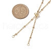2Pcs Ion Plating(IP) 304 Stainless Steel Slider Necklace Makings AJEW-JB01266-3
