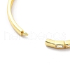 Rack Plating Brass Micro Pave Cubic Zirconia Bangles for Women BJEW-G730-01G-03-3