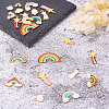 Alloy Enamel Big Pendants ENAM-CJ0001-10-8