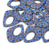 Printed Basswood Pendants X-WOOD-S045-004D-1